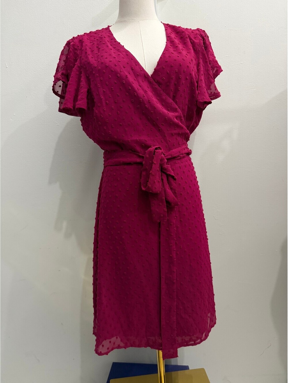 Lulus Fuchsia Wrap Dress